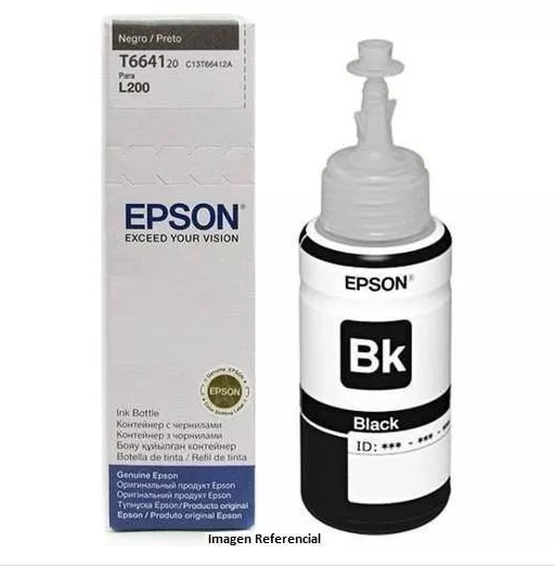 Tinta Epson Original Negra L110 L200 L210 L350 L355 L555
