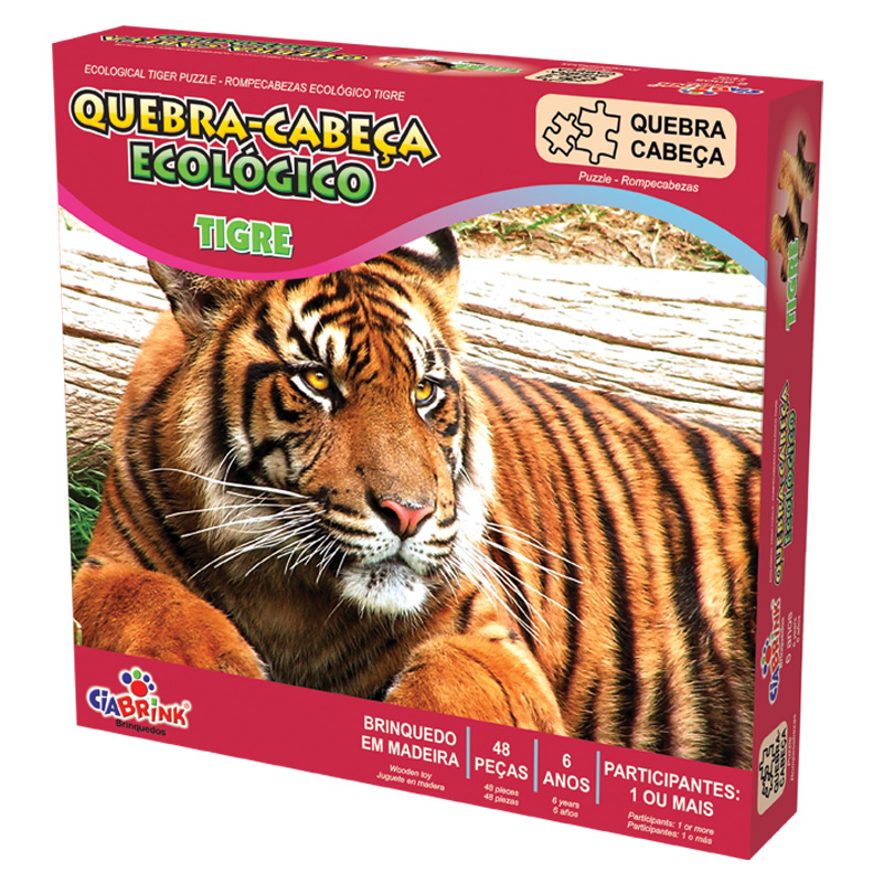 Quebra-Cabea Ecolgico Tigre