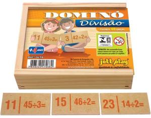 Jogo Educativo Didático Infantil Dominó Divisão das Sílabas Carimbras