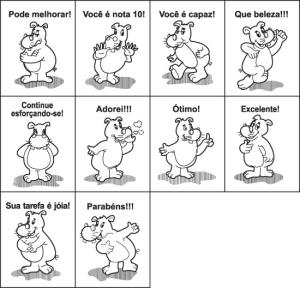 Carimbos Psico-Avaliação - Hipopótamo (10 peças) - Jott Play-53