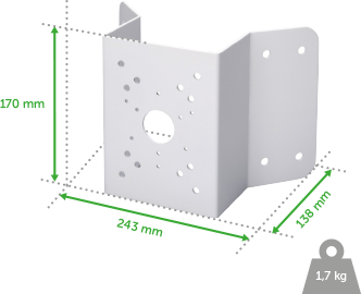 Suporte de quina para speed dome-XSD 401