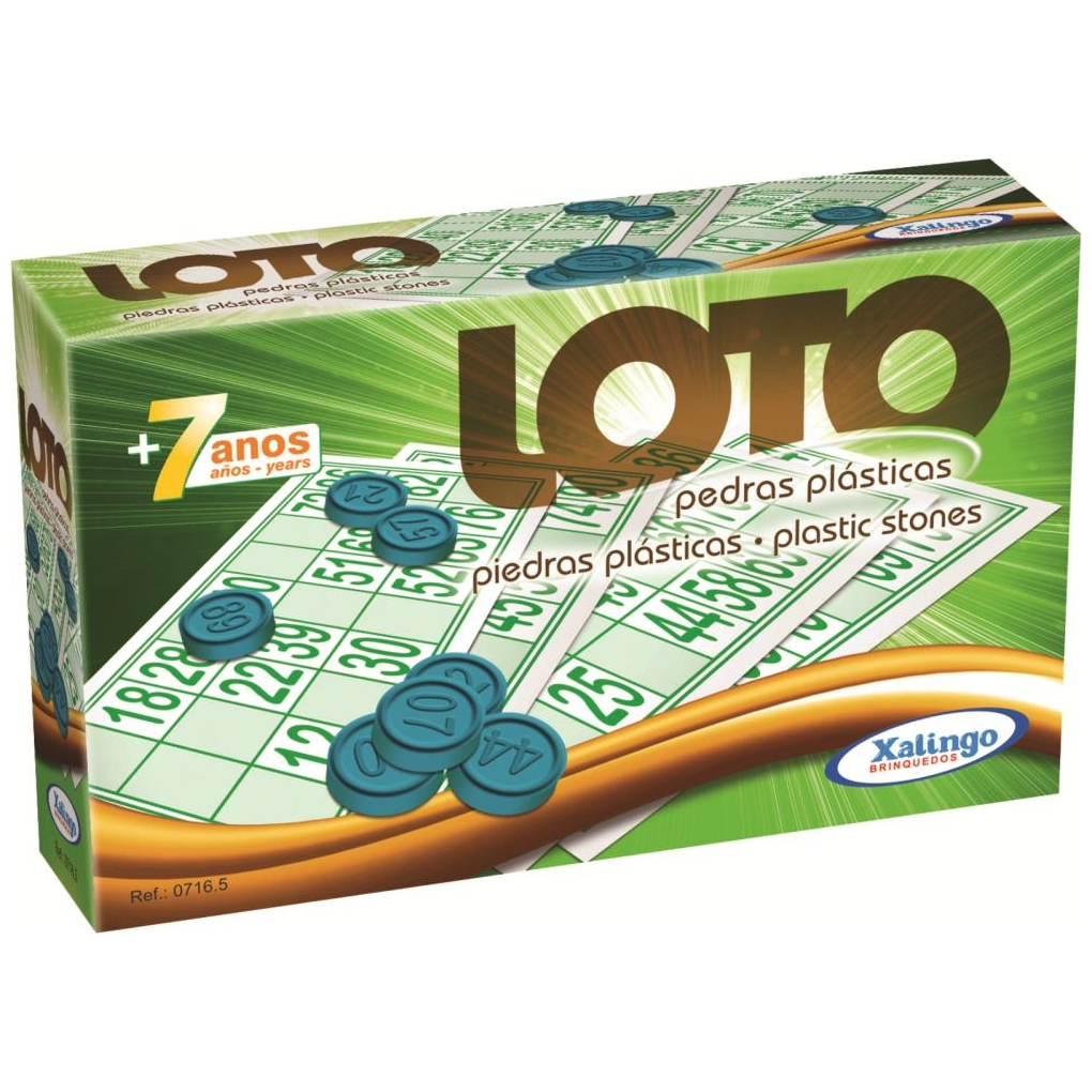 Loto 24 Cartes/Pedras Plsticas