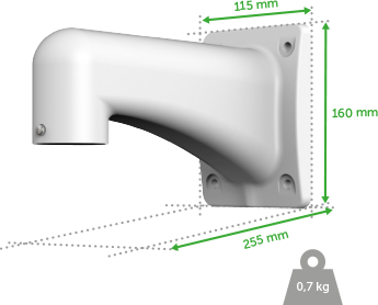 Suporte de parede para speed dome-XSD 101