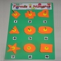 FORMA E NUMEROS EM BRAILLE COM FORMAS GEOMETRICAS PARA DEFICIENTE VISUAL E BAIXA VISO