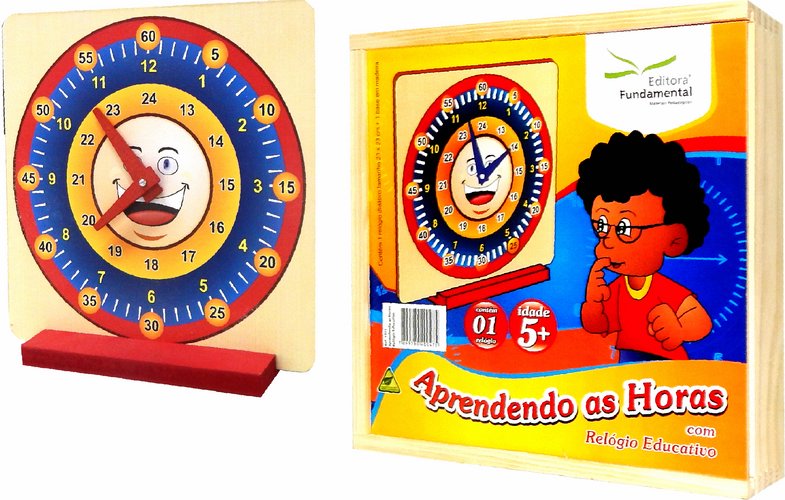 Aprendendo As Horas com Relgio Educativo