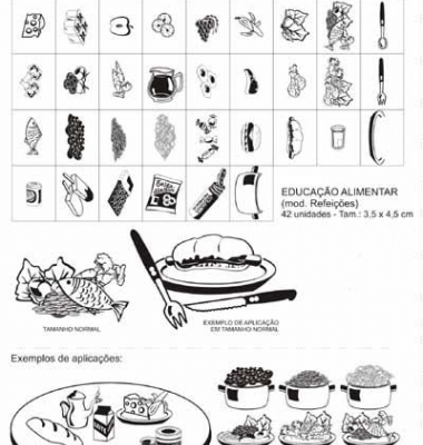 Carimbo Educao Alimentar (Modelo Refeies Interativo) - 2090