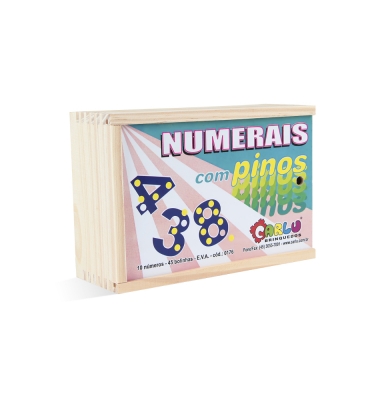 Numerais com Pinos - 0176