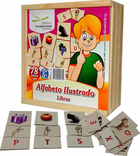 Alfabeto Ilustrado Libras