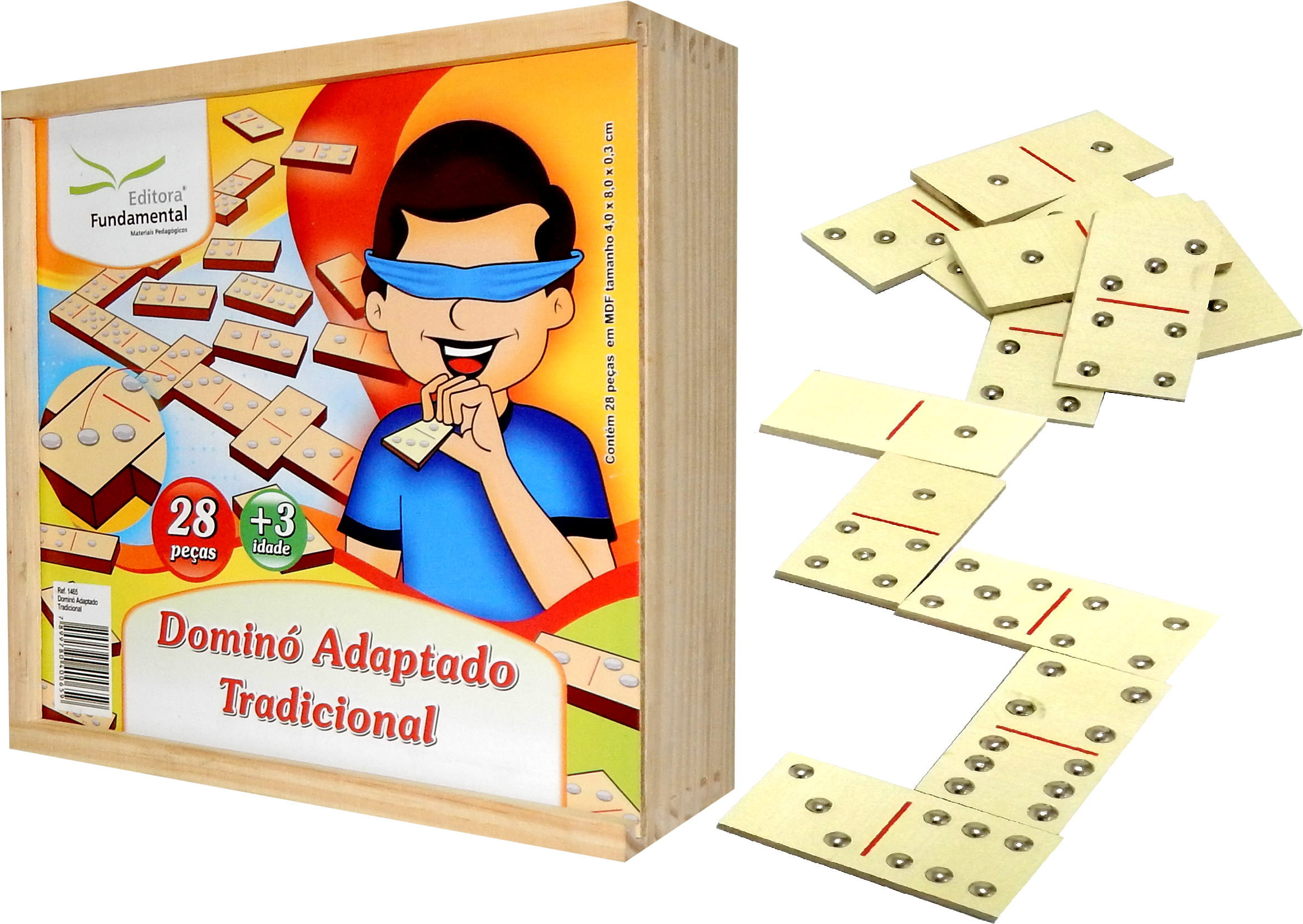 Domin adaptado Tradicional relevo