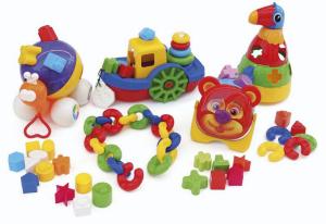 Kit Baby Didaticos com 66 peas em plastico 