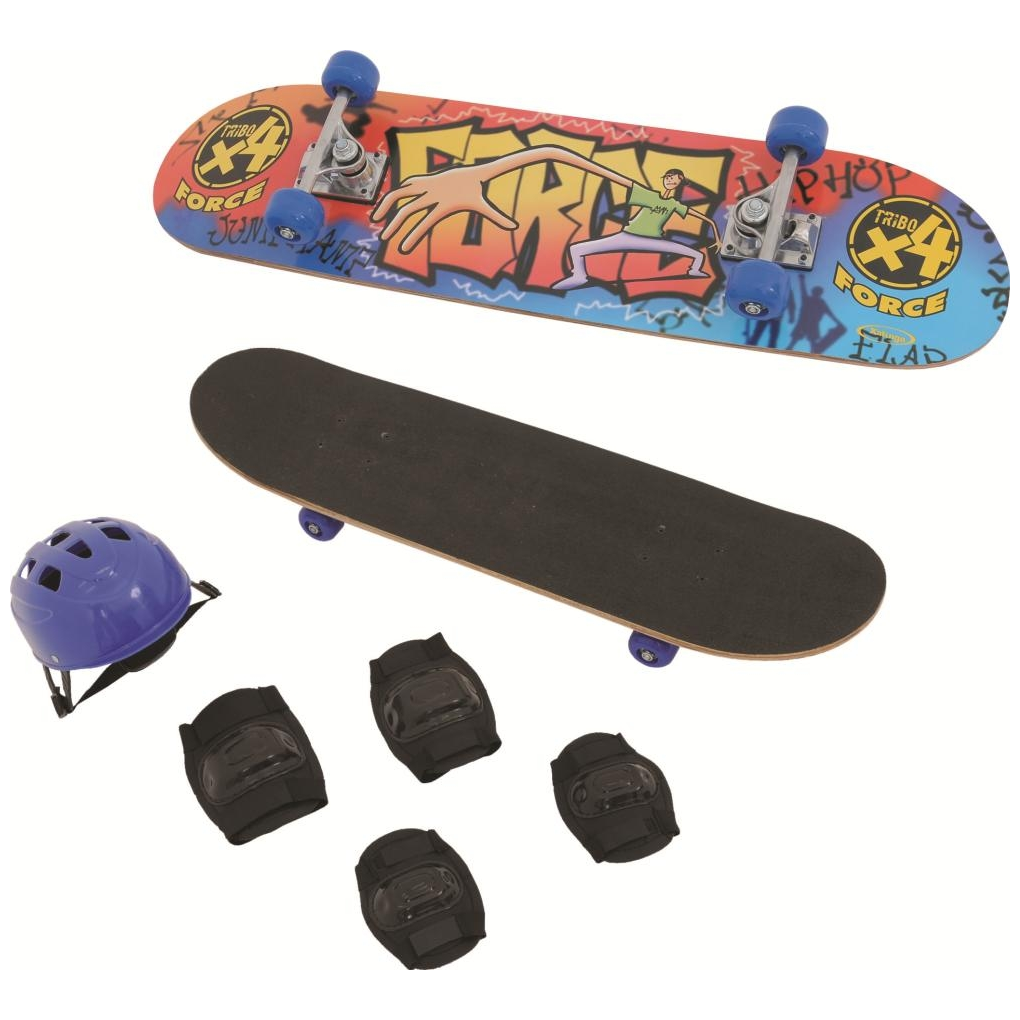 Conjunto Skate Force com lixa e acessrios